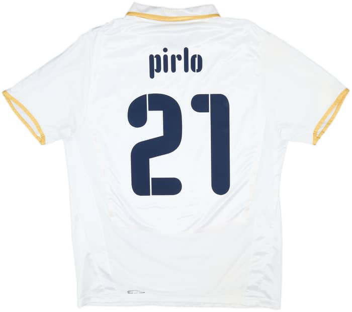 2007-08 Italy Away Shirt Pirlo #21 - 8/10 - (L)