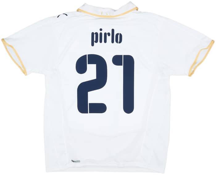 2007-08 Italy Away Shirt Pirlo #21 - 7/10 - (M)