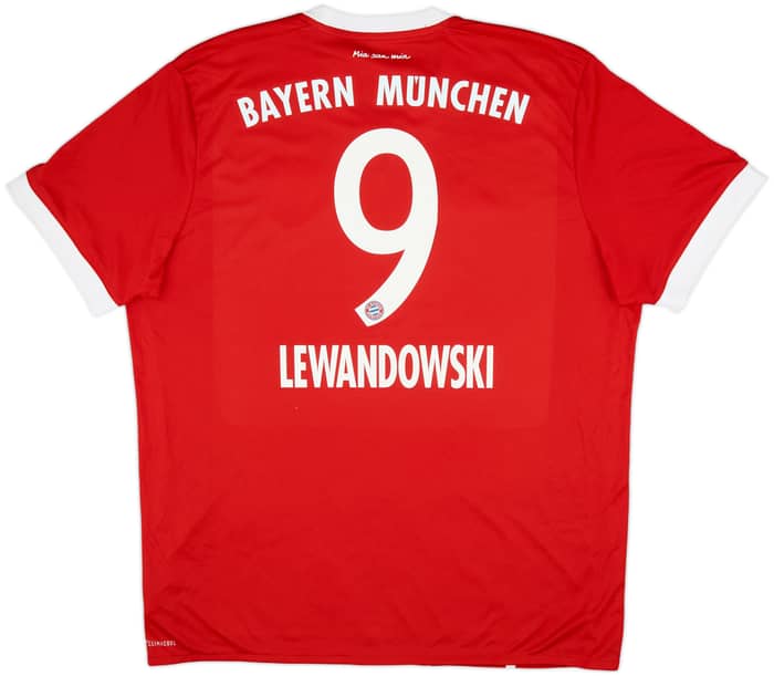 2017-18 Bayern Munich Home Shirt Lewandowski #9 (XL)