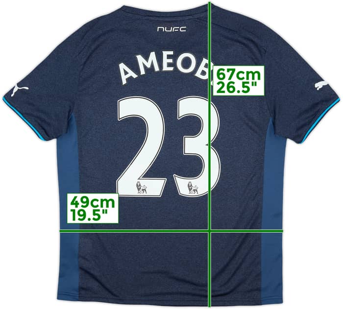 2013-14 Newcastle Away Shirt Ameobi #23 - 10/10 - (S)