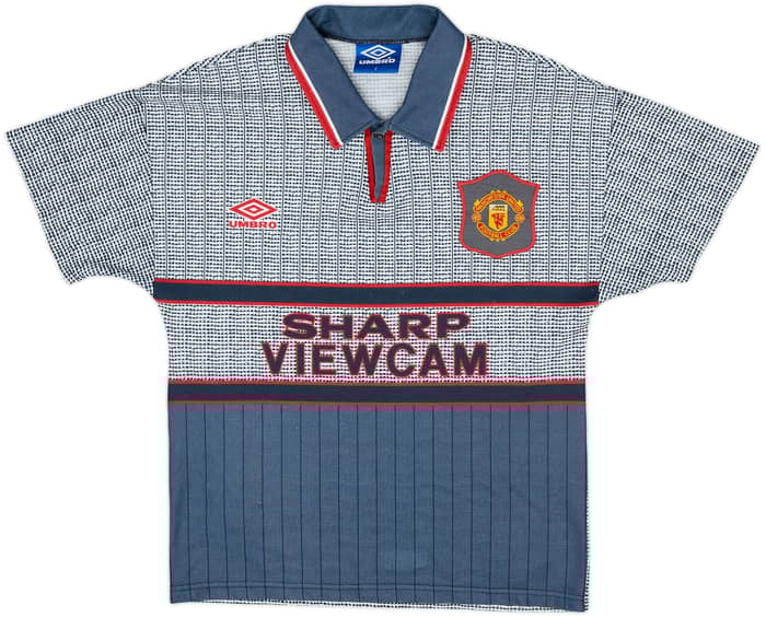 1995-96 Manchester United Away Shirt Cantona #7 - 9/10 - (Y)