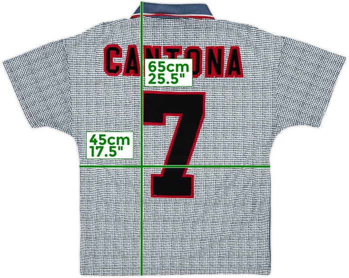 1995-96 Manchester United Away Shirt Cantona #7 - 9/10 - (Y)