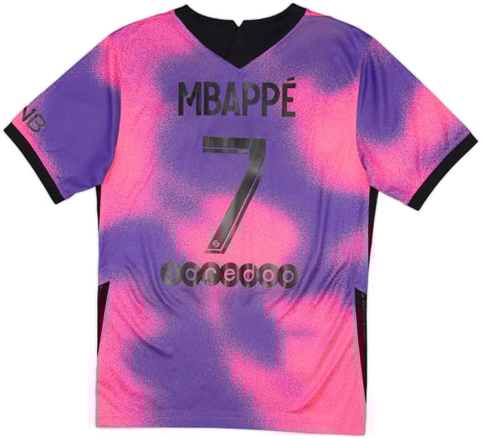 2020-21 Paris Saint-Germain Fourth Shirt Mbappe #7 - 9/10 - (S)