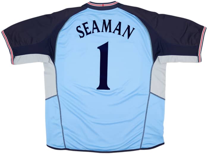 2002-03 England GK S/S Shirt Seaman #1 - 8/10 - (XXL)