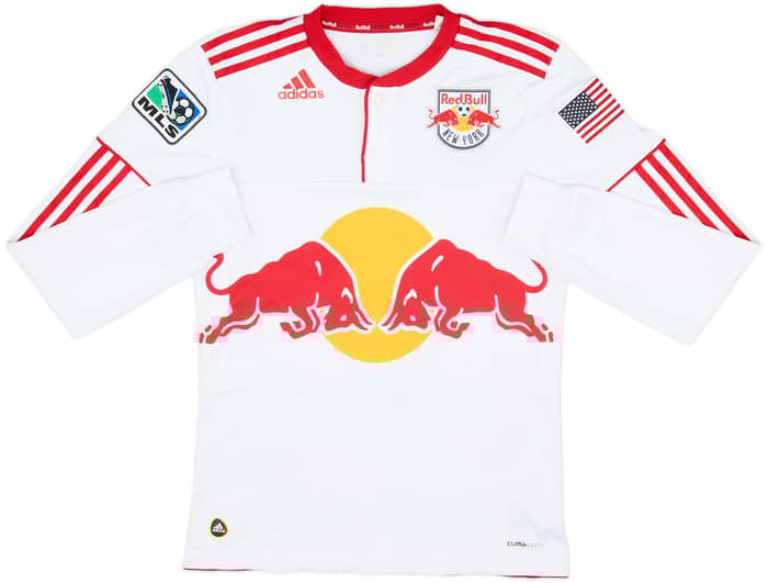 2010 New York Red Bulls Authentic Home L/S Shirt Henry #14 - 6/10 - (S)