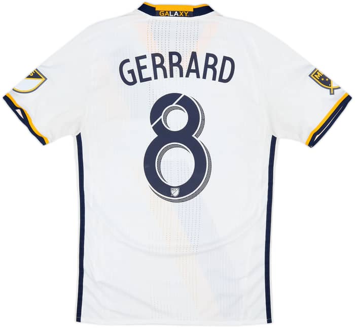 2016-17 LA Galaxy Authentic Home Shirt Gerrard #8 - 7/10 - (S)