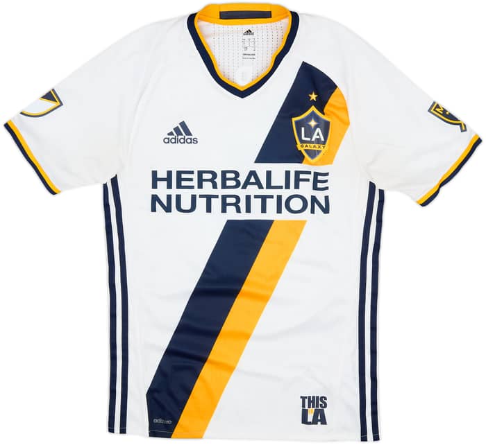 2016-17 LA Galaxy Authentic Home Shirt Gerrard #8 - 7/10 - (S)