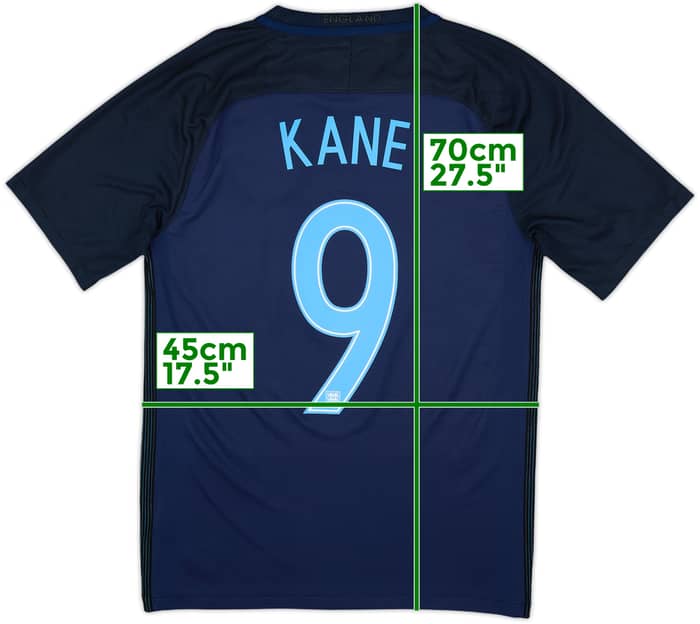 2017 England Away Shirt Kane #9 - 9/10 - (S)