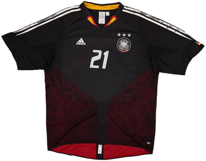 2004-06 Germany Away Shirt Lahm #21 - 8/10 - (XXL)