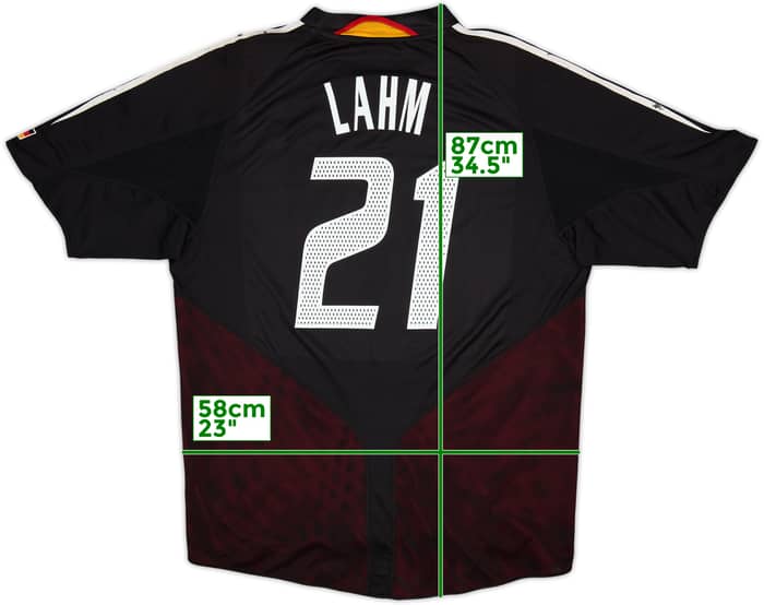 2004-06 Germany Away Shirt Lahm #21 - 8/10 - (XXL)