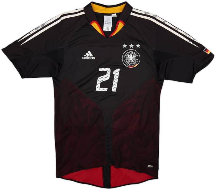 2004-06 Germany Away Shirt Lahm #21 - 8/10 - (S)