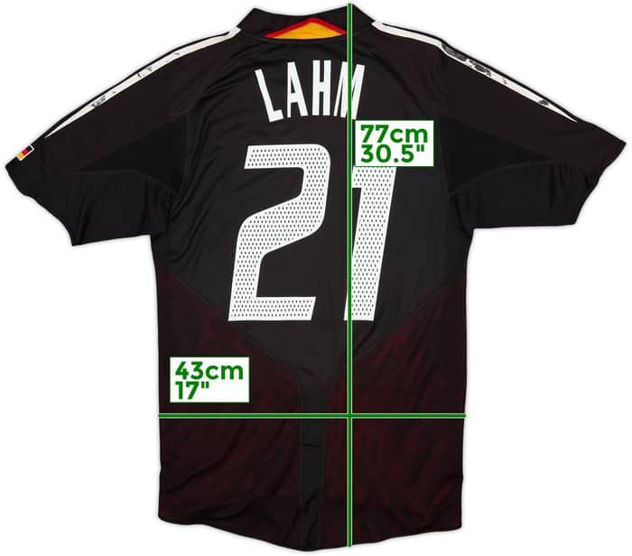 2004-06 Germany Away Shirt Lahm #21 - 8/10 - (S)