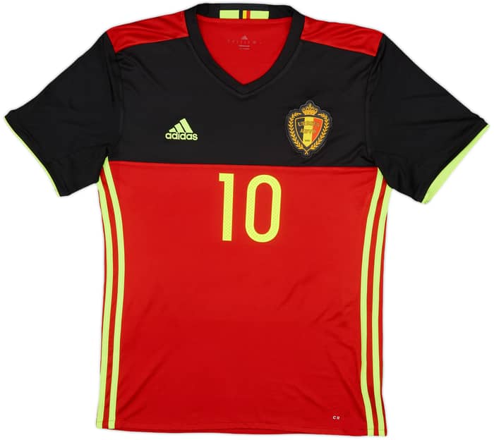 2016-17 Belgium Home Shirt E. Hazard #10 - 8/10 - (S)