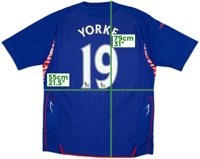 2007-08 Sunderland Third Shirt Yorke #19 - 8/10 - (XL)