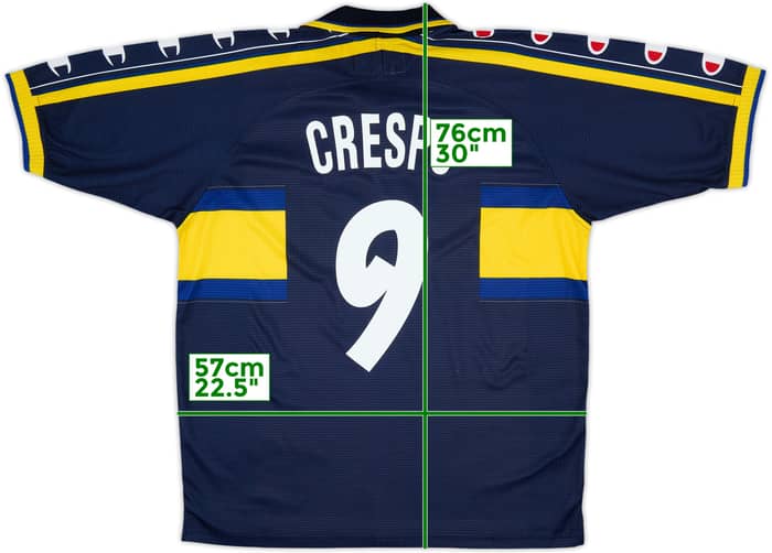 1999-00 Parma Third Shirt Crespo #9 - 8/10 - (XL)