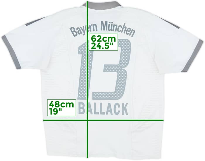 2002-03 Bayern Munich Away Shirt Ballack #13 - 7/10 - (Y)