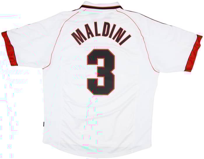 1998-99 AC Milan Away Shirt Maldini #3 - 8/10 - (XL)