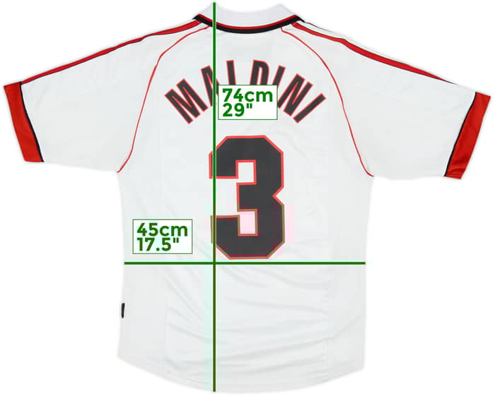 1998-99 AC Milan Away Shirt Maldini #3 - 6/10 - (S)