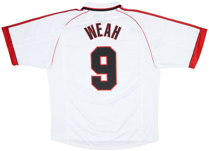 1998-99 AC Milan Away Shirt Weah #9 (XL)