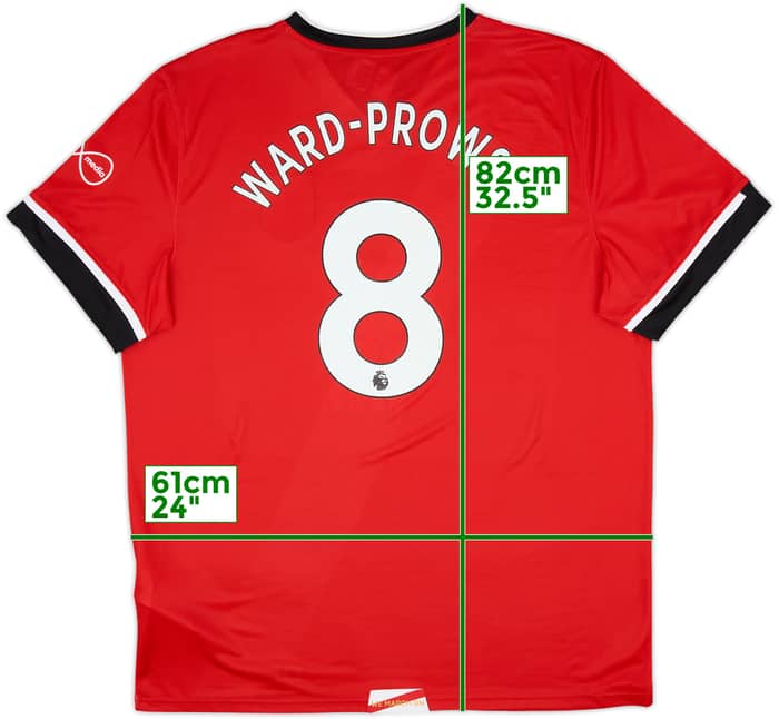 2020-21 Southampton Home Shirt Ward-Prowse #8 (XXL)