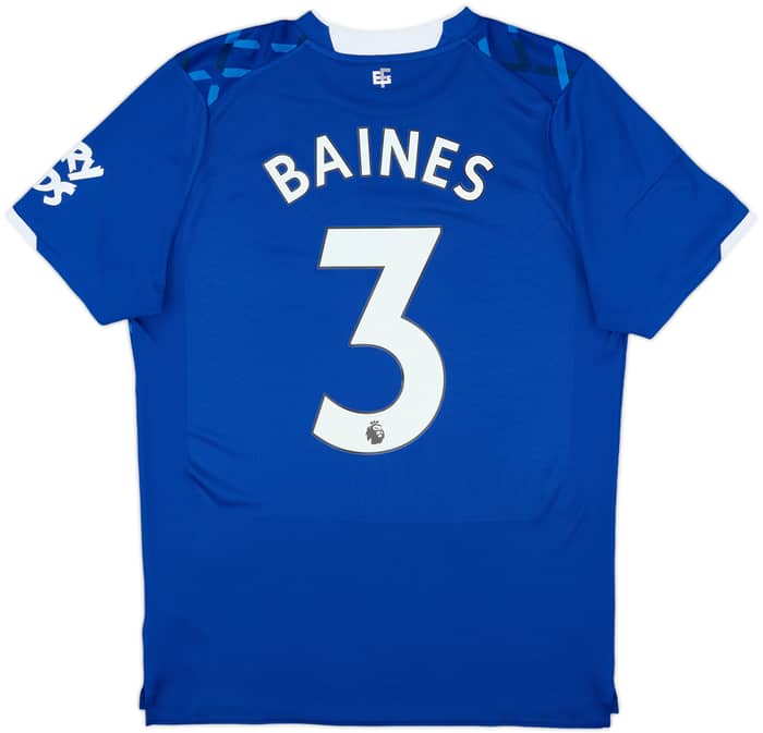 2019-20 Everton Home Shirt Baines #3 - 9/10 - (M)