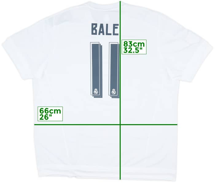 2015-16 Real Madrid Home Shirt Bale #11 (3XL)