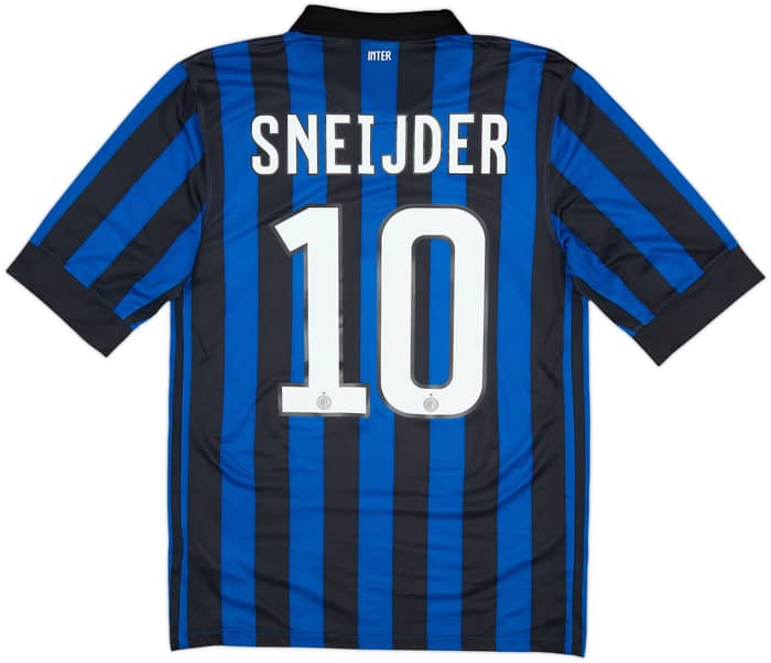 2011-12 Inter Milan Home Shirt Sneijder #10 - 8/10 - (S)