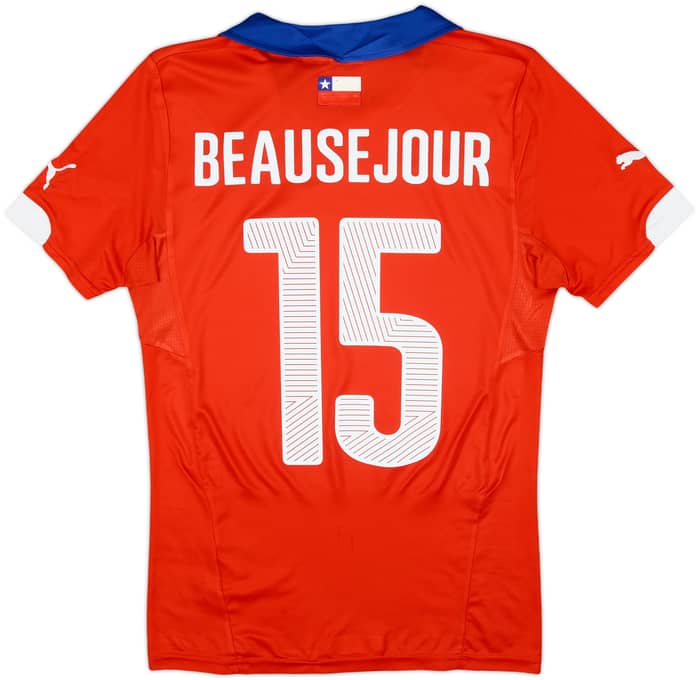 2014-15 Chile Home Shirt Beausejour #15 - 7/10 - (S)
