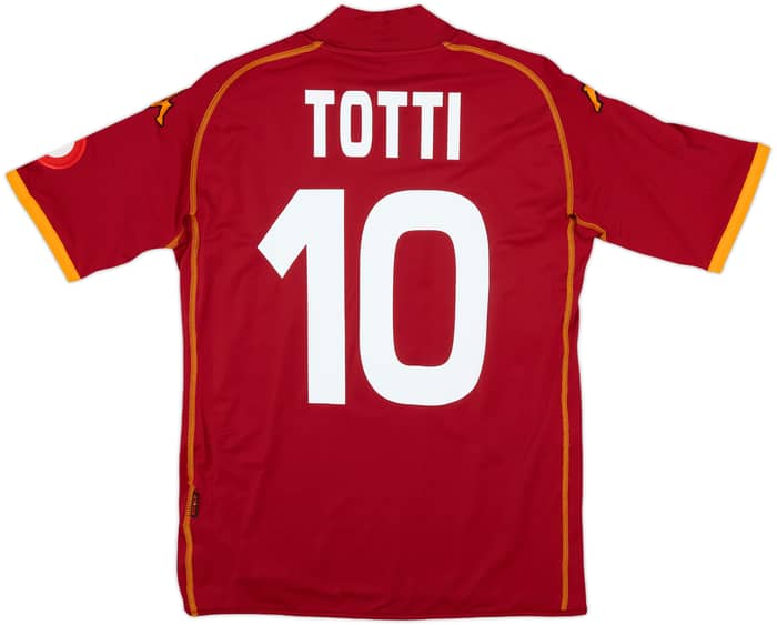 2008-09 Roma Home Shirt Totti #10 (S)