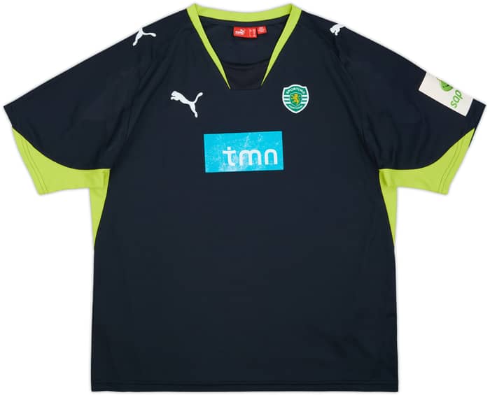 Camiseta de visitante del Sporting CP 2007-08 - 7/10 - (Niños XL)