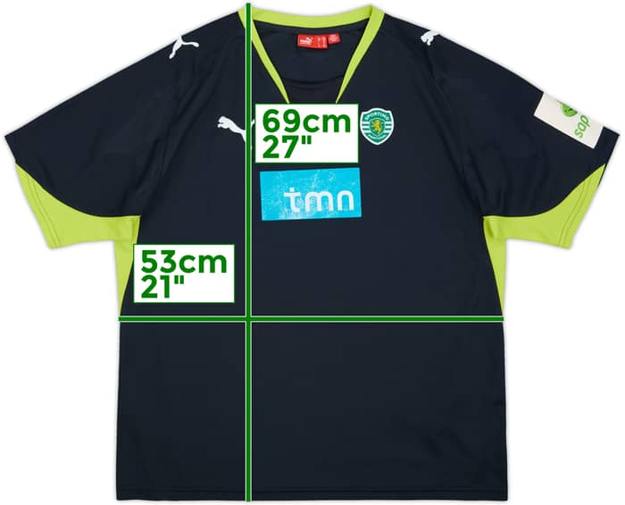 Camiseta de visitante del Sporting CP 2007-08 - 7/10 - (Niños XL)