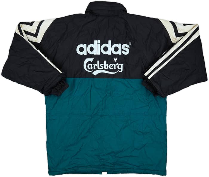 1995-96 Liverpool adidas Padded Bench Coat - 6/10 - (L)