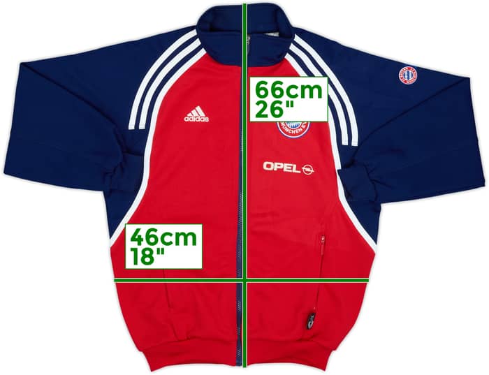 2000-01 Bayern Munich Academy adidas Track Jacket - 8/10 - (M.Boys)