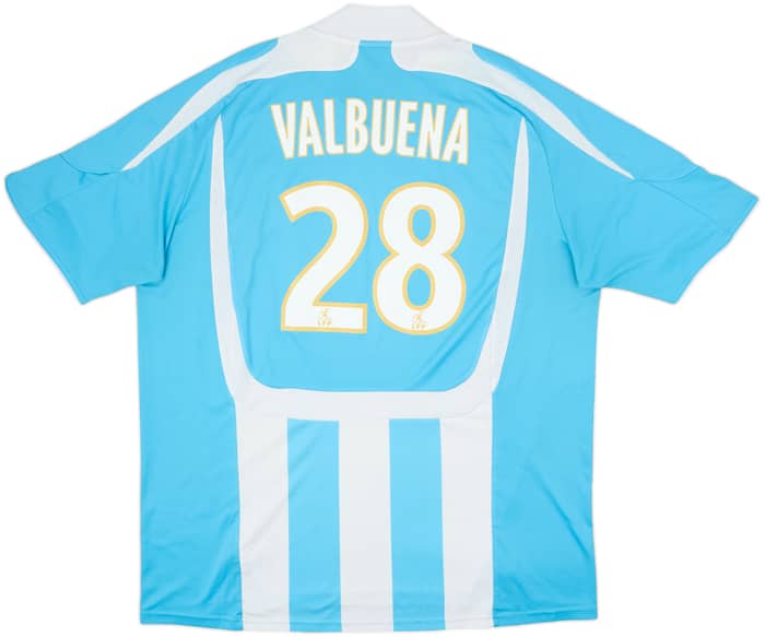 2007-08 Olympique Marseille Camiseta de Visitante Valbuena #28 - 6/10 - (XL)