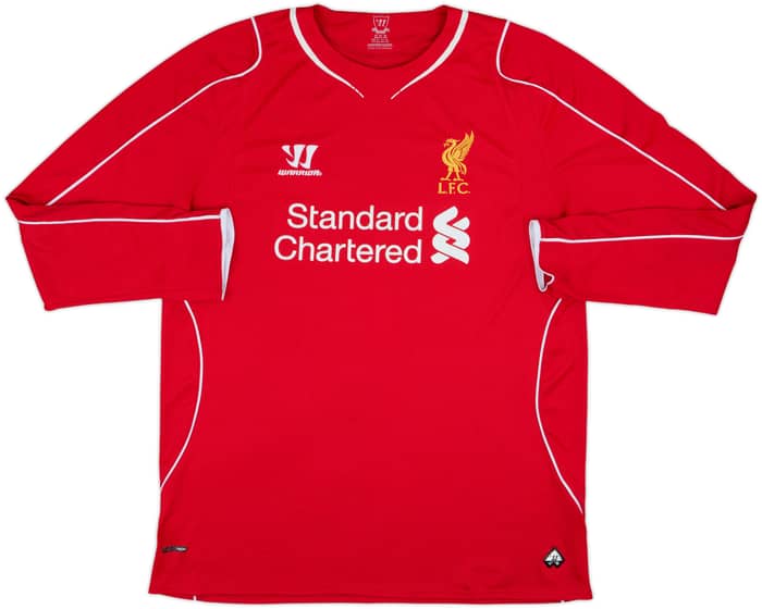 2014-15 Liverpool Home L/S Shirt Sturridge #15 - 7/10 - (XL)
