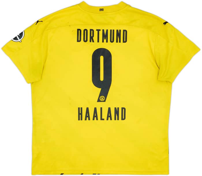 2020-21 Borussia Dortmund Home Shirt Haaland #9 - 5/10 - (XXL)