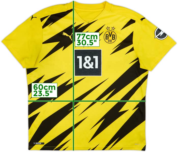 2020-21 Borussia Dortmund Home Shirt Haaland #9 - 5/10 - (XXL)