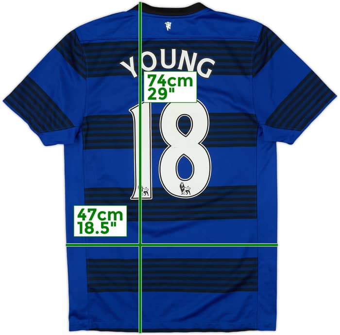 2011-13 Manchester United Away Shirt Young #18 - 8/10 - (S)