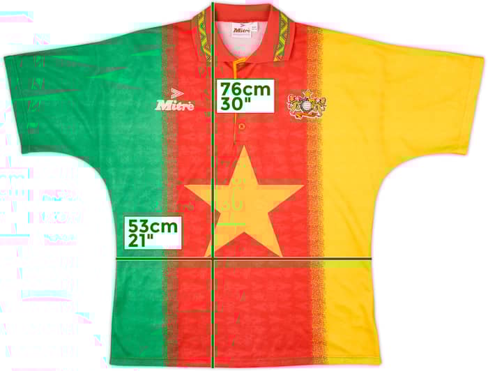 1994-95 Cameroon Home Shirt - 9/10 - (L)