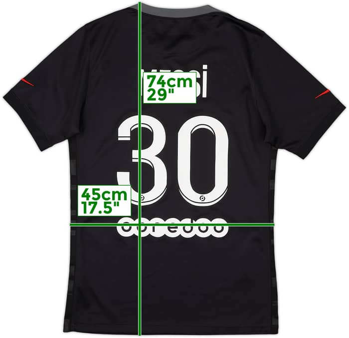 2021-22 Paris Saint-Germain Third Shirt Messi #30 - 8/10 - (S)