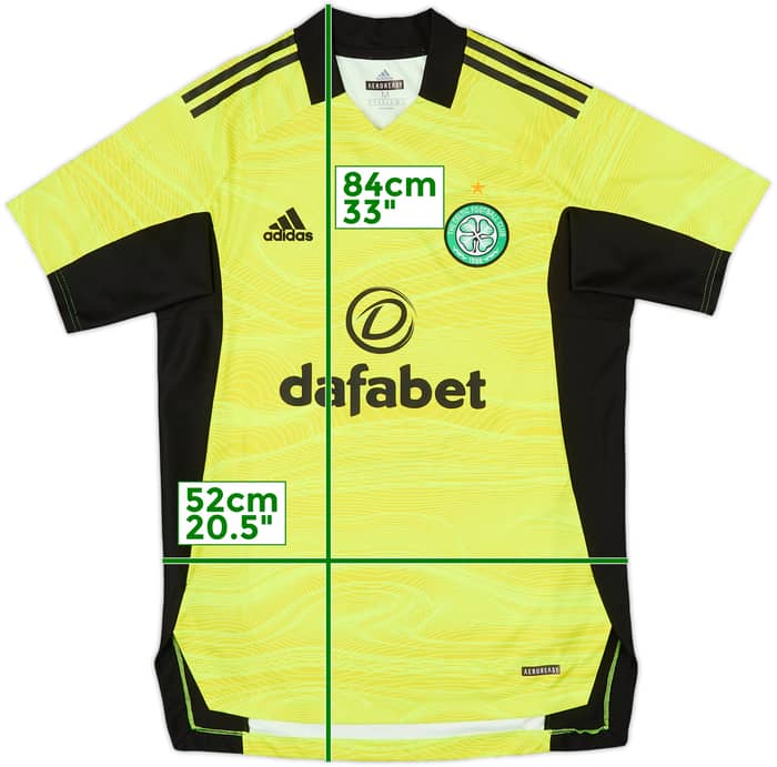 2021-22 Celtic Authentic GK S/S Shirt - 9/10 - (M)