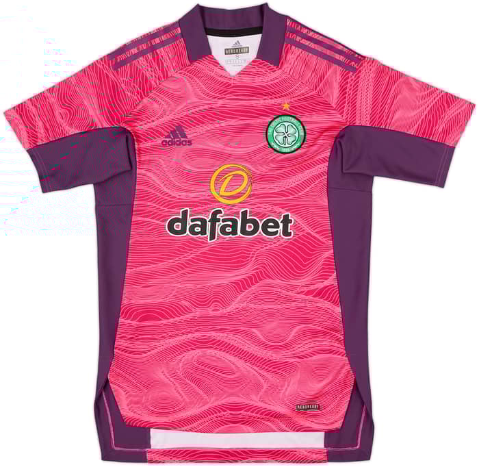 2021-22 Celtic Authentic GK S/S Shirt - 10/10 - (S)