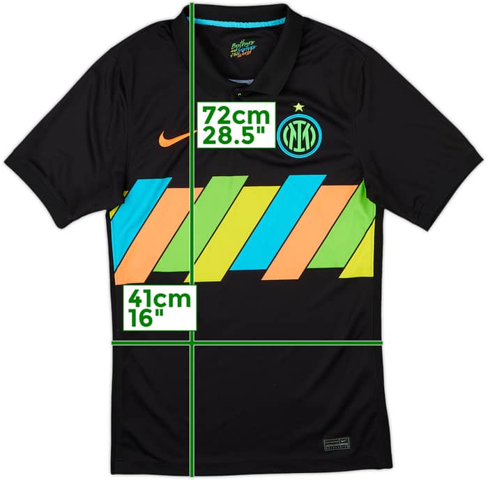 2021-22 Inter Milan Third Shirt - 9/10 - (XS)