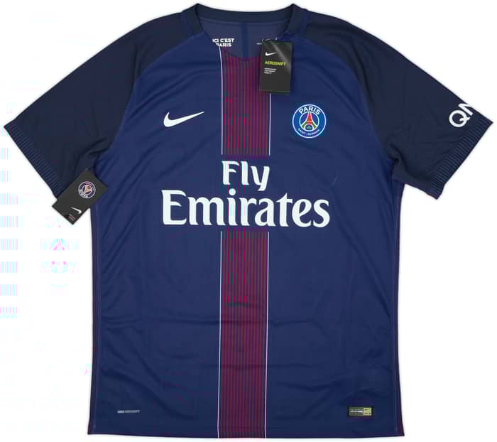 2016-17 Paris Saint-Germain Authentic Home Shirt Cavani #9 (XL)