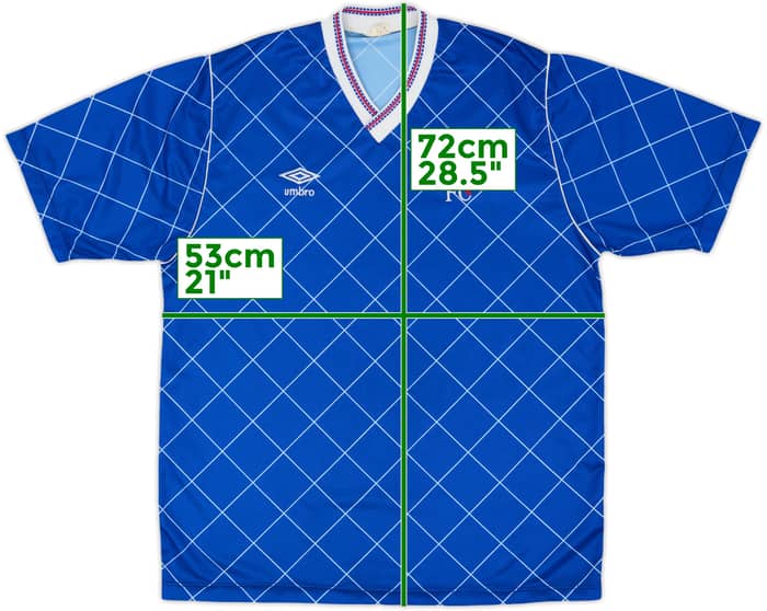 1987-89 Chelsea Home Shirt - 9/10 - (M)