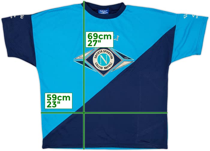 1993-94 Napoli Umbro Training Shirt - 6/10 - (L)
