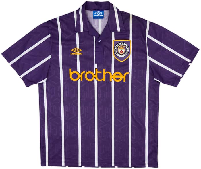 1993-94 Manchester City Away Shirt - 9/10 - (XL)