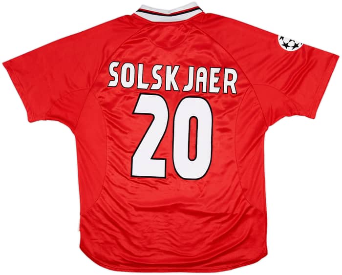 1999-00 Manchester United 'CL Winners' Shirt Solskjaer #20 - 5/10 - (XL)