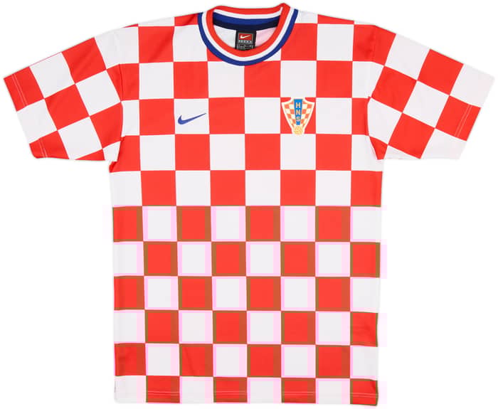 2000-02 Croatia Basic Home Shirt - 9/10 - (XL.Boys)