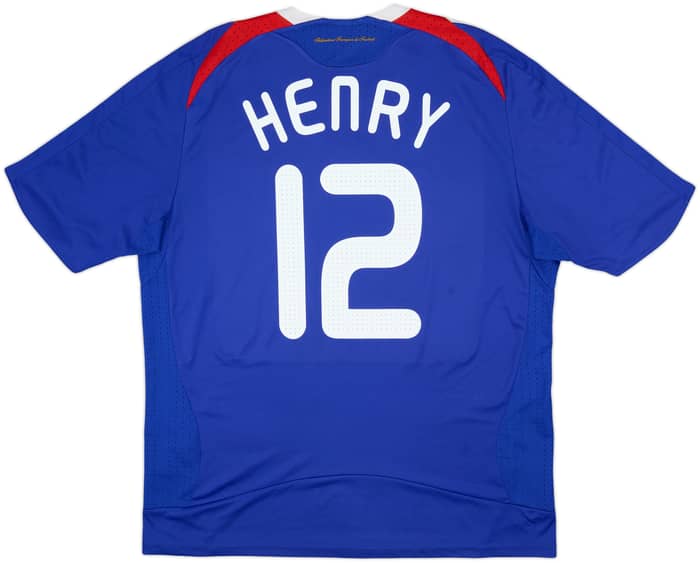 2007-08 France Home Shirt Henry #12 - 7/10 - (XL)